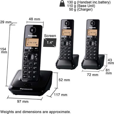 PANASONIC TELEPHONE FIXE KX-TG2713 ECO PORTATIF TRIO