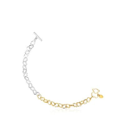 Set Tous Baño de oro amarillo y Plata 925