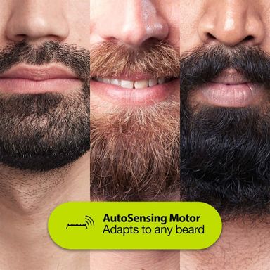 Braun Beard Trimmer 5 for Face and Hair, Black/Silver with precision dial, and Gillette Fusion5 ProGlide razor, BT5265