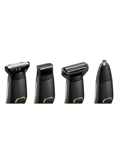 BaByliss 11-In-1 Cordless Multi Grooming Kit, Waterproof, Hair/Nose/Body And Beard Trimmer, Hair Clipper, Shaver For Men With Sharp Carbon Titanium Blades - MT860E, 3 Years Guarantee