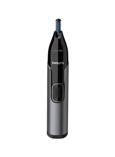 Philips UK Kitchen and Home Series NT3650/16 3000 Battery-Operated Nose, Ear and Eyebrow Trimmer,Grey