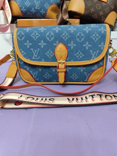 Bolsos LV, modelo Diane, vaquero