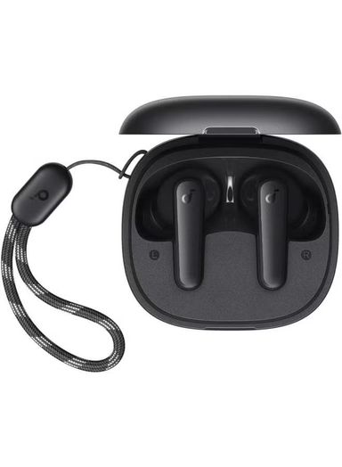 Soundcore Anker Life P25i Wireless Earbuds Containing Protection Cover And Provide AI Enhanced Calls And Fast Charging Designed With Elegant Design For Unisex Adults With Free Carry Case - Black