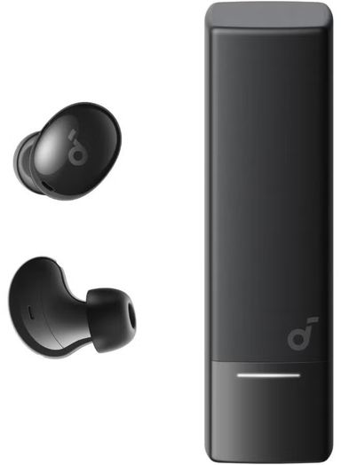 Soundcore Soundcore A30i by Anker, Noise Cancelling Earbuds, Lipstick-Shaped Stylish Design, Tiny, Lightweight Comfort, Smart Noise Cancelling, Clear Sound, 24H Playtime, IP54, Wireless Earbuds Black