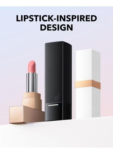 Soundcore Soundcore A30i by Anker, Noise Cancelling Earbuds, Lipstick-Shaped Stylish Design, Tiny, Lightweight Comfort, Smart Noise Cancelling, Clear Sound, 24H Playtime, IP54, Wireless Earbuds Black