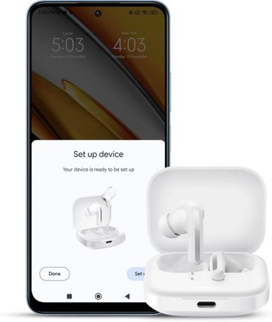 Xiaomi Redmi Buds 5, Bluetooth 5.3 In-Ear Headphones, 46 dB Active Noise Cancellation, Up to 40 Hours Battery, Dynamic Driver, 5 ATM Waterproof, Sky Blue BHR7631GL