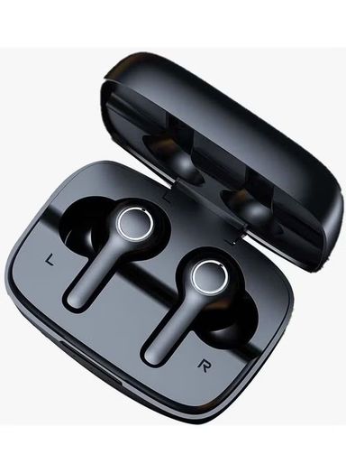 Choetech Choebuds Pro TWS ANC ENC Earphone, 6 Mics, Big Bass, Clear Calls, Multi-Mode Noise Cancelling IPX7 Water-Resistant,Black + 18