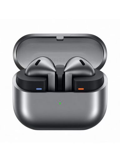 SAMSUNG Galaxy Buds3, Silver, Wireless Bluetooth Earbuds with Adaptive EQ/ANC, Hi-Fi Sound, 360 Audio, 1 year local warranty