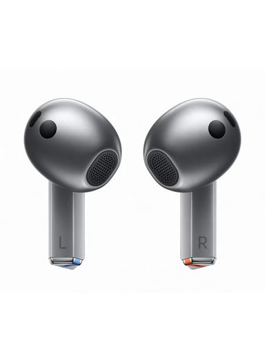 SAMSUNG Galaxy Buds3, Silver, Wireless Bluetooth Earbuds with Adaptive EQ/ANC, Hi-Fi Sound, 360 Audio, 1 year local warranty