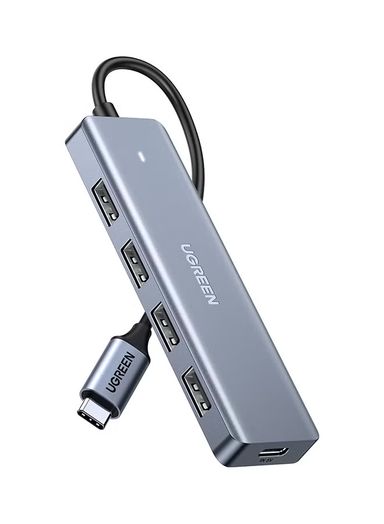 UGREEN USB C Hub, 4K30Hz HDMI USB C Hub Multiport Adapter with 4 USB 3.0 Ports, USB C Dongle Compatible with MacBook, iPad, iMac, iPhone 15 Pro/Pro Max, Samsung Galaxy S23 Ultra, Lenovo (20197)