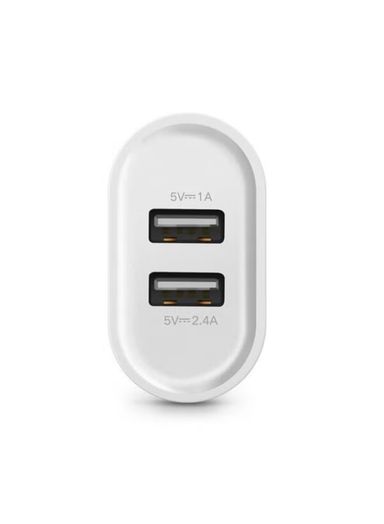UGREEN 3.4 A Dual Port Smart Wall Charge Adapter for All Smartphones (White)  20384