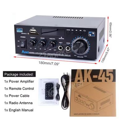 BTL Out HiFi Audio Amplifier (Bluetooth 5.0)