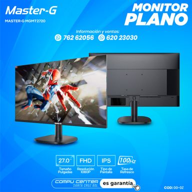 MASTER-G MGMET2720  / MONITOR PLANO GAMING 27.0¨ FHD - IPS 100HZ