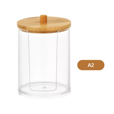 Acrylic Holder Cosmetic Cotton Qtip
