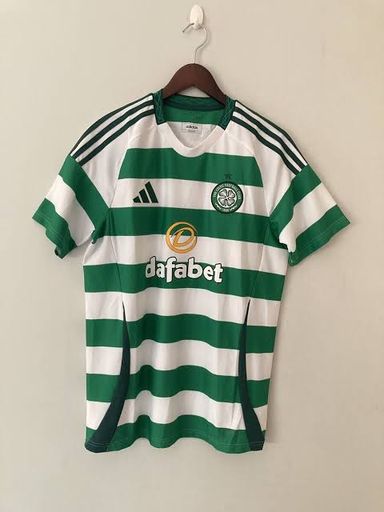Celtic 2024/25 Home Shirt (White/green)