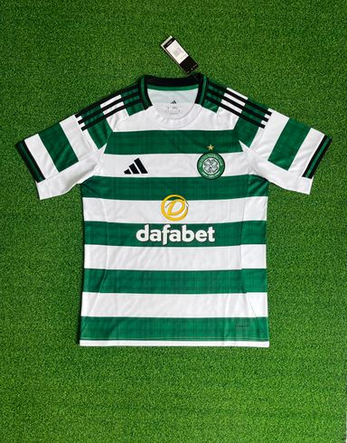 Celtic 2024/25 Home Shirt (White/green)