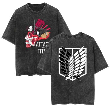 T-SHIRT GRIS LE CHOC TITANESQUE