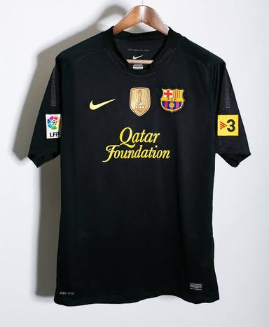 Barcelona 2011/12 Third Shirt (Black)