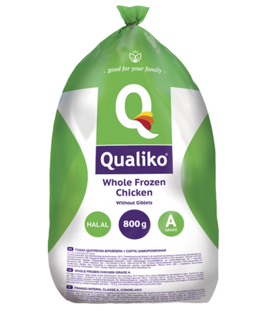 QUALIKO FROZEN WHOLE CHICKEN 10X1000 Gram (g)