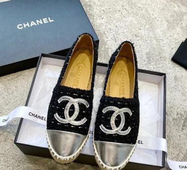 CC Espadrille-Black / Silver