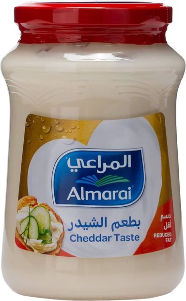 ALMARAI SPREADABLE CHEDDAR CHEESE (REDUCED FAT) 6X500 Gram