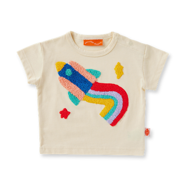Cotton Applique T-shirt (Rocket)