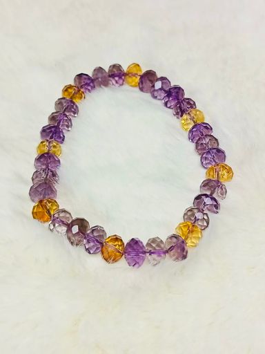 AMETHYST CITRINE FACETED 