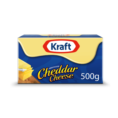 KRAFT CHEDDAR CHEESE BLOCK 27X500 Gram