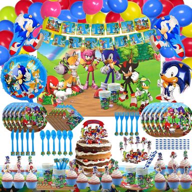 SET DE FIESTA DE CUMPLEAÑOS SONIC