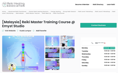 【课程】全阶灵气疗愈师培训课 Reiki Master Training Course: Level 1, 2 & Master ✦ 26 & 27 July