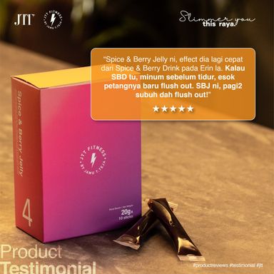 Spice and Berry Jelly/Drink (Cleanse & Detox), 10 packs