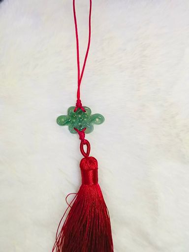 BLUE WATER JADE - CHINESE KNOT 