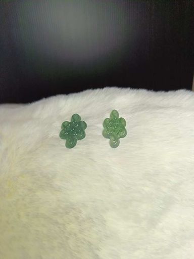 BLUE WATER JADE - CHINESE KNOT 