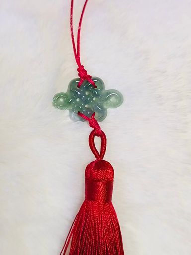 BLUE WATER JADE - CHINESE KNOT 