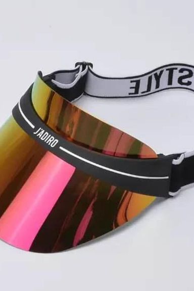Sun Visor UV protecttion Hat  for Women Men Adjustable Outdoor Sun Headband UV Protection Face Shield Oversized Sunglasses