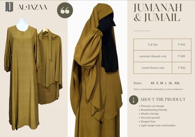 Jumanah Abayah with Khimār 