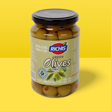 Richis Green Olives 365g