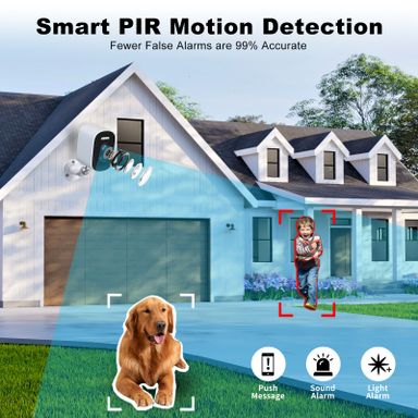 Smart Wireless Security Camera (Solar + Battery Powered)