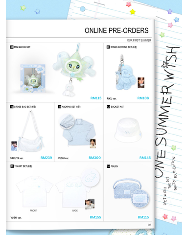 NCT WISH THE 1ST PHOTO EXHIBITION [ONE SUMMER WISH] OFFICIAL MD