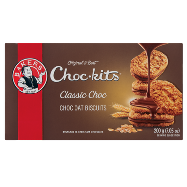 Bakers Bisc. Chockits Classic Choc. 200gr