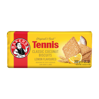Bakers Bisc. Tennis Lemon Flav. 200gr
