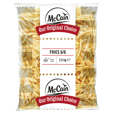 MCCAIN FRENCH FRIES JULIENNE 6X6 1x5x2.5KG