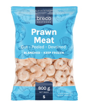 Breco Seafoods Vann. Prawns R.H.S 21/25 800gr