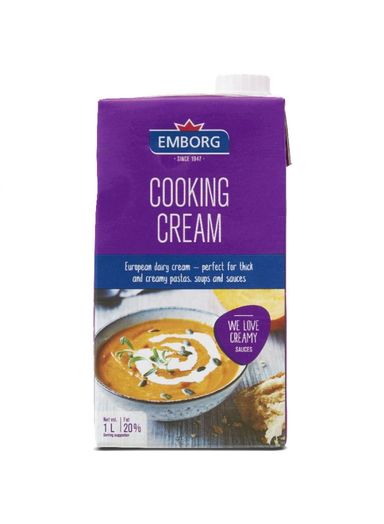 EMBORG COOKING CREAM UHT 20% FAT 12X1 Liter (l)