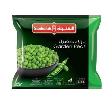 SUNBULLAH GREEN PEAS (FROZEN) 12X400 Gram (g)
