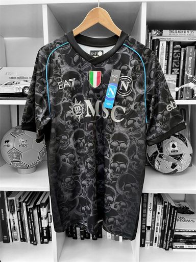 Napoli 2023/24 Halloween Shirt (Grey/black)