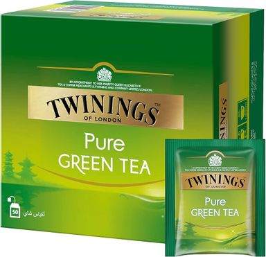 TWININGS PURE GREEN TEA BAGS 6X50 Piece (Pc)