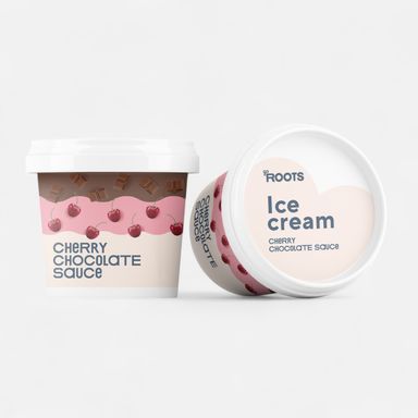 Roots Cherry Ice Cream with Chocolate Sauce 85g