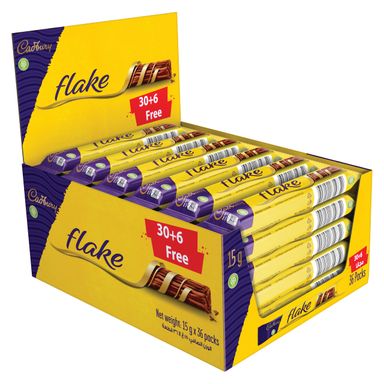 CADBURY'S FLAKES CHOCOLATE 4X36 Piece (Pc)