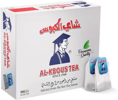 AL KBOUS FINE BLACK TEA BAGS 24X100X2 GRAM(G)